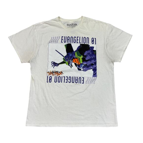 Evangelion Other - Neon Genesis Evangelion 01 Anime Short Sleeve T Shirt Men's Large